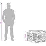  Igraonica za pse s 4 panela 122 x 106,5 x 82 cm Plastika Bijela | shoptok.hr