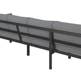 Ambia Garden jedilna lounge garnitura tkanina aluminij | Shoptok.si