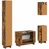  Set kupaonskih ormara od 4 dijela EDE Dimljeni hrast | shoptok.hr