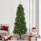vidaXL Božićno drvce s 300 LED svjetlima s stalakom Zelena 240 cm PE | shoptok.hr
