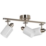 Opviq nomi 3 Lü Sıralı mat krom beyaz Camlı avize white chandelier | ePonuda.com