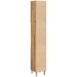 vidaXL Kopalniška omarica artisan hrast 30x30x190 cm inženirski les | Shoptok.si