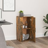  Komoda boja dimljenog hrasta 40 x 33 x 70 cm konstruirano drvo | shoptok.hr