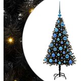  Božićno drvce Crna 120 cm PVC | shoptok.hr