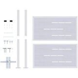  Vrtna vrata Srebrno 85 x 97 cm Nehrđajući čelik | shoptok.hr