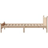 vidaXL Posteljni okvir brez vzmetnice 90x190 cm trdna borovina | Shoptok.si