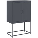  Visoka komoda antracit 68,5x38,5x107 cm čelična | Eponuda.ba