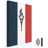  Slika - Torch Against the Backdrop of the French Flag 20x30 Akustična | shoptok.hr