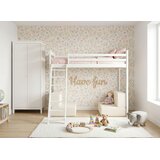  Dječji drveni krevet na kat Sofena sa sofom 200x90 cm, bijeli, bez madraca | shoptok.hr