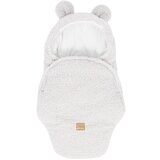 MeowBaby Zavitek za dojenčka v slonokoščeni barvi z jagenjčkom 45x80 cm - | Shoptok.si