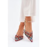 Boto Pumps With Pointed Toe And Open Heel Multicolor Umirana | Shoptok.si