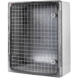 Famatel zidni ormarić s transparentnim vratima, 400x500x175mm, Sivi Cijene