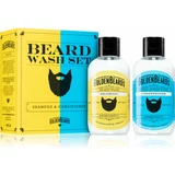 Golden Beards Beard Wash Set šampon i regenerator za bradu