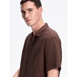 Reserved Comfort fit košulja od muslina - smeđi | shoptok.hr