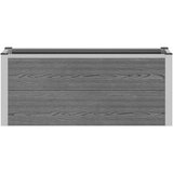  Povišena vrtna gredica Siva 100 x 30 x 42 cm WPC i aluminij | shoptok.hr