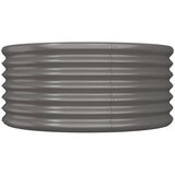  Vrtna sadilica od pocinčanog čelika 80 x 80 x 36 cm siva | Eponuda.com