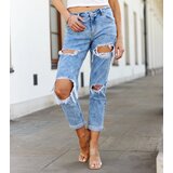 Gemre Mom fit jeans with distressing Laganadi | shoptok.hr