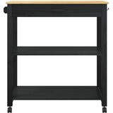  Kuhinjski kolica MONZA Crna 84 x 40 x 88,5 cm | Eponuda.ba