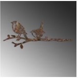 WALLXPERT decorative object figura bird on the branch 03 brown | ePonuda.com