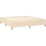  Okvir za krevet bez madraca krem 180 x 200 cm od tkanine | shoptok.hr
