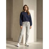 Sinsay Pamučne mom fit comfort traperice s ispranim efektom | shoptok.hr