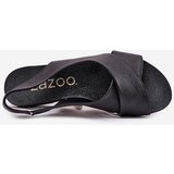 Zazoo Ladies leather sandals black 40407 | Shoptok.si