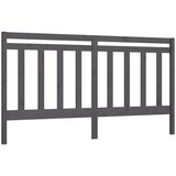  Posteljno vzglavje sivo 206x4x100 cm trdna borovina, (20646987) | Shoptok.si