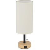  Brilagi - Stona lampa sa USB priključkom TABLON 1xE27/25W/230V hrast/crna/krem | Eponuda.com