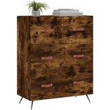  Komoda boja dimljenog hrasta 69,5x34x90 cm konstruirano drvo | shoptok.hr