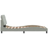  Okvir kreveta s LED-om bez madraca svjetlosivi 90x190 cm baršunasti | shoptok.hr