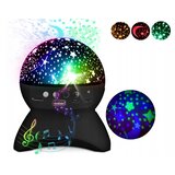  LED RGB aku. projektor zvočnik USB SD bluetooth menjava projekcij črn | Shoptok.si