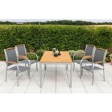 Gardenson Set Vrtnih Stolov Siena, Siva, 2 Kos | Shoptok.si