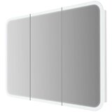 BADEN HAUS kupaonski ormarić s LED ogledalom (Š x V: 95 x 70 cm, S osvjetljenjem, Boja korpusa: Bijele boje) | shoptok.hr