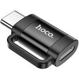 Hoco adapter otg type c (muški) na lightning (ženski) 3A UA31E crni Cene