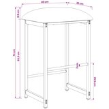  stolica 2 kom. Plava 40 x 32 x 74 cm Konstruirano drvo | shoptok.hr