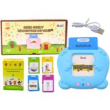  Tablet for Educational Cards Learning Polish English 224 Words Blue | Shoptok.si