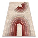 RugsX Preproga FUSION 0807 krem / bordo - Geometrična, moderna, abstraktna 160x220 cm, (5000175474) | Shoptok.si