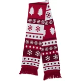 Urban Classics Christmas Scarf Dots red/white