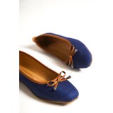 Capone Outfitters Ballerina Flats - Blue - Flat Cene