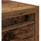  Zidni noćni ormarić boja staro drvo 38x34x40 cm | shoptok.hr