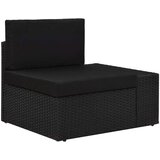 Poli 8-dijelna vrtna garnitura od poliratana crna | shoptok.hr