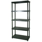 REGALUX Plastični regal Urano (v 188 x š 90 x d 40 cm, nosilnost: 55 kg/polico) | Shoptok.si