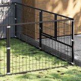  Kavez za pse crni 10 m² čelični | shoptok.hr