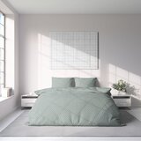 ESSENZA SLEEP 1630910 POSTELJINA GEOMETRIC LINE 200X200 CM ZELENA/BIJELA | shoptok.hr