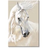  Slike na platnu veličanstveni beli pastuv (moderne slike na) | ePonuda.com