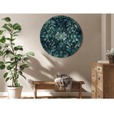  Okrugla slika - Oriental Pattern Carpet: Emerald Ornaments and Worn Patterns 60x60 | shoptok.hr