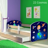  Dječji krevet ACMA s motivom, bočna sonoma + ladica 160x80 cm 22 Cosmos | shoptok.hr