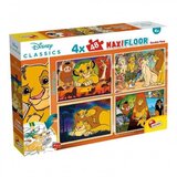 Lisciani Kralj lavova 2 u 1 maxi puzzle 4x48 delova i bojanka | Eponuda.com