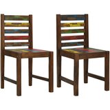 Maison Chic Jedilni stoli - Vzorci stoli 2 kosa trden predelan les A572, (22031818) | Shoptok.si