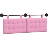  Držeće uzglavlje Zidne Ružičasta 130 x 55 x 5 cm tkanina - Ružičasta 120 cm bez LED | shoptok.hr